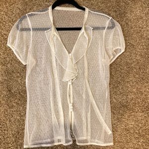 Dotted Swiss Lace top